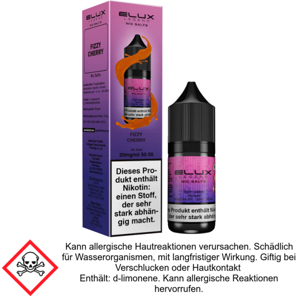 Elux - Fizzy Cherry - Nikotinsalz Liquid 20 mg/ml