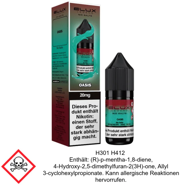Elux - Oasis - Nikotinsalz Liquid 20 mg/ml
