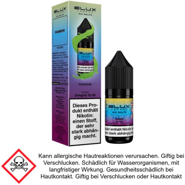 Elux - Rainbow - Nikotinsalz Liquid 10 mg/ml