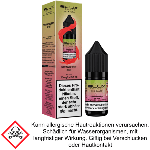 Elux - Strawberry Kiwi - Nikotinsalz Liquid 20 mg/ml