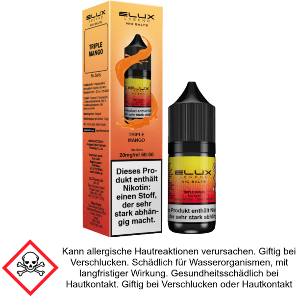 Elux - Triple Mango - Nikotinsalz Liquid 10 mg/ml