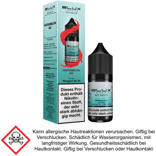 Elux - Watermelon Ice - Nikotinsalz Liquid 10 mg/ml