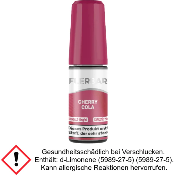 Flerbar Liquid - Cherry Cola - Nikotinsalz Liquid 10 mg/ml