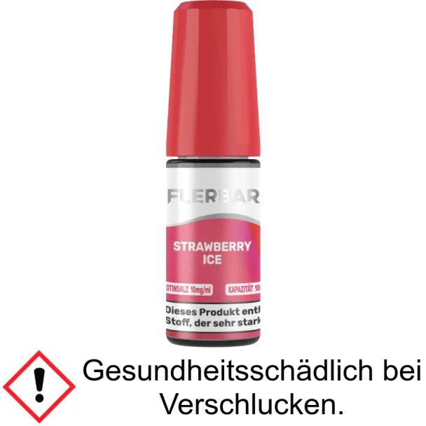 Flerbar Liquid - Strawberry Ice - Nikotinsalz Liquid 10 mg/ml