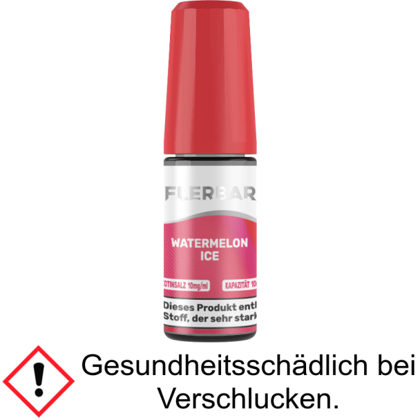 Flerbar Liquid - Watermelon Ice - Nikotinsalz Liquid 10 mg/ml