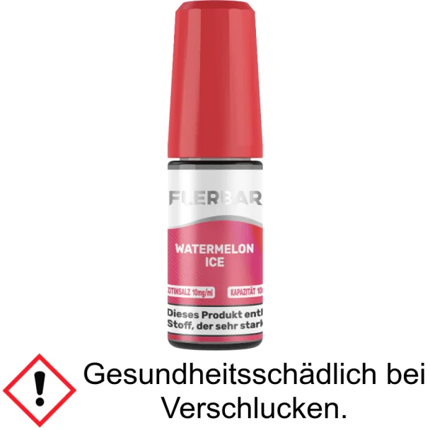 Flerbar Liquid - Watermelon Ice - Nikotinsalz Liquid 10 mg/ml