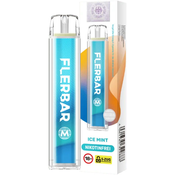 Flerbar - M Einweg E-Zigarette - Ice Mint 0 mg/ml