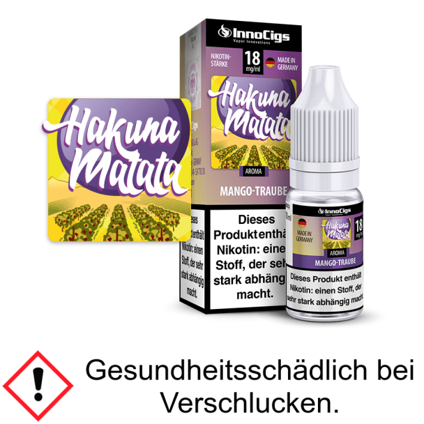 Hakuna Matata Traube E-Liquid 18 mg/ml InnoCigs