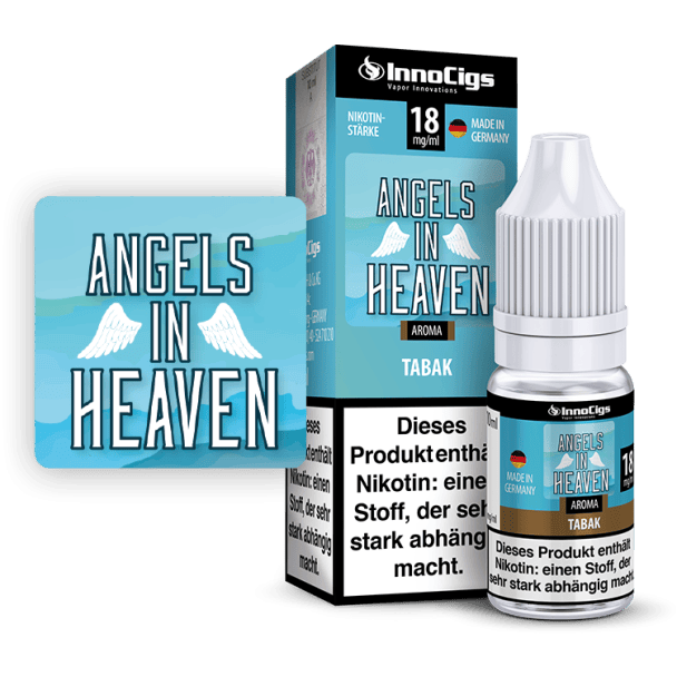 InnoCigs - Angels in Heaven Tabak Aroma - Liquid für E-Zigaretten 0 mg/ml