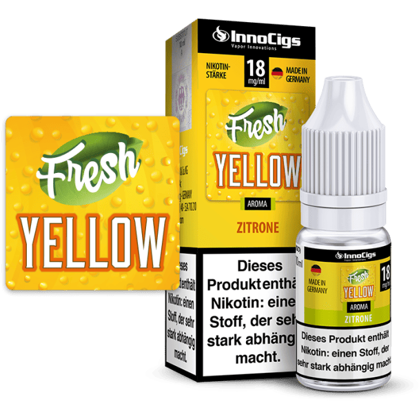 InnoCigs - Fresh Yellow Zitrone Aroma 0 mg/ml