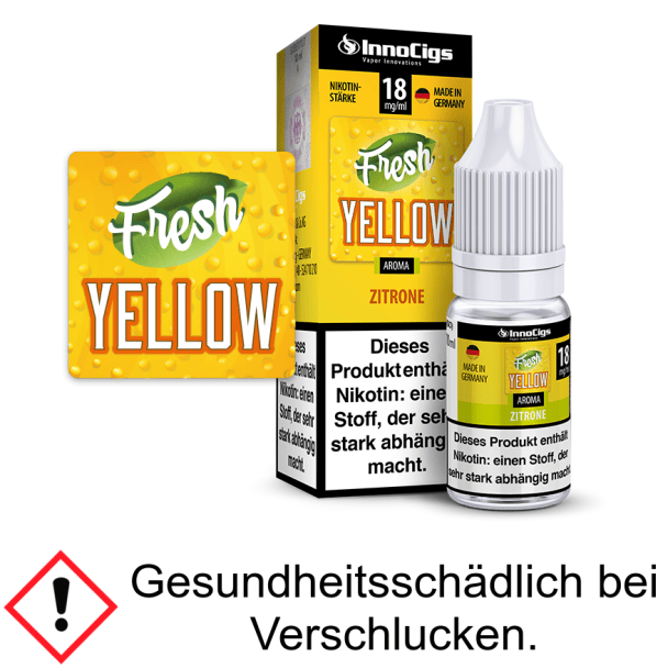 InnoCigs - Fresh Yellow Zitrone Aroma 9 mg/ml