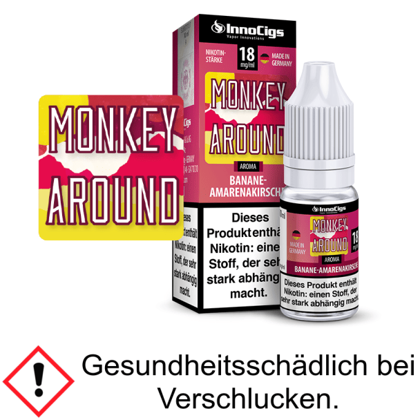 InnoCigs - Monkey Around Bananen-Amarenakirsche Aroma 18 mg/ml