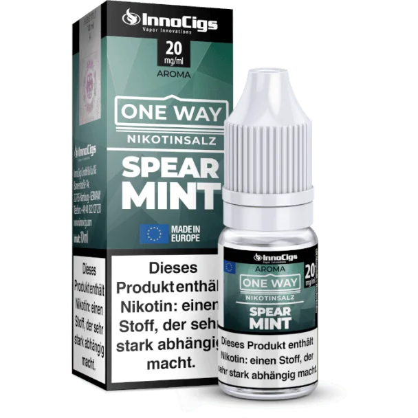 InnoCigs - One Way - Spearmint - Nikotinsalz Liquid