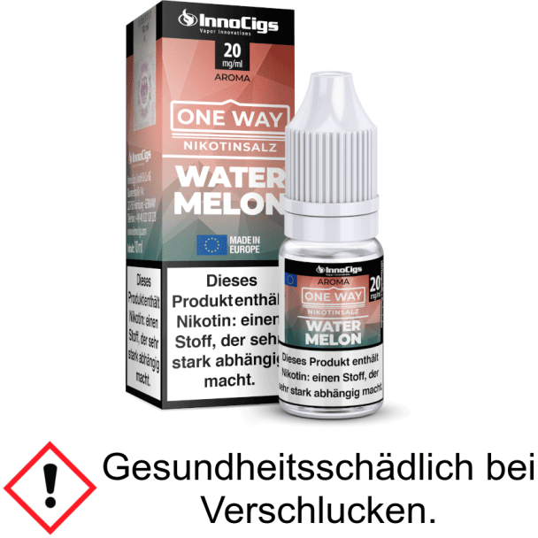 InnoCigs - One Way - Watermelon - Nikotinsalz Liquid 10 mg/ml