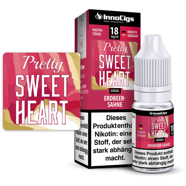 InnoCigs - Pretty Sweetheart Sahne-Erdbeer Aroma 0 mg/ml