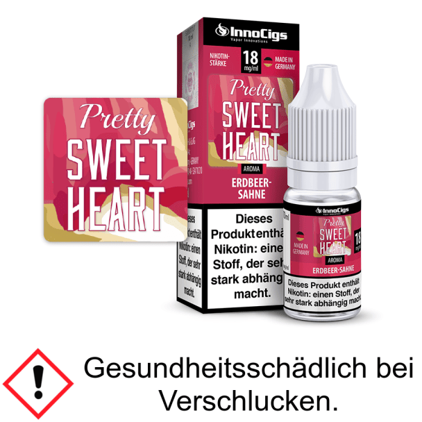 InnoCigs - Pretty Sweetheart Sahne-Erdbeer Aroma 9 mg/ml