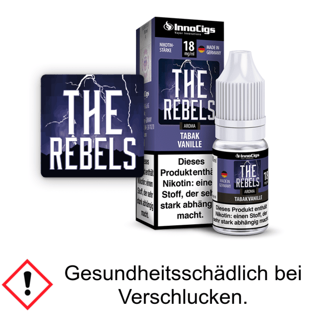 InnoCigs - The Rebels Tabak Vanille Aroma 18 mg/ml