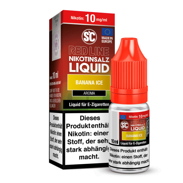 Liquid Banana ICE 10 mg/ml SC Red Line Nikotinsalz