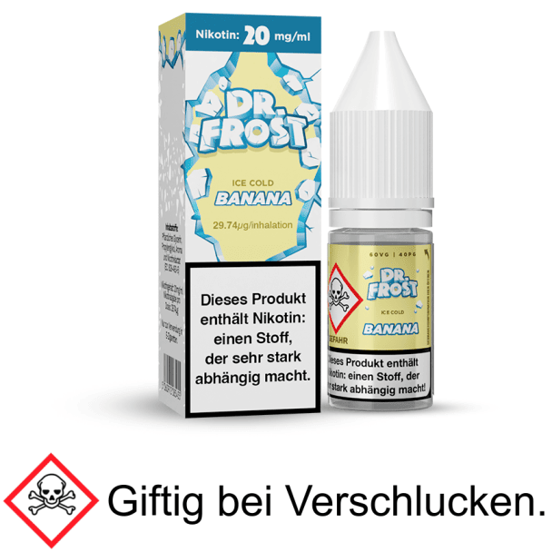 Liquid Banana - Ice Cold - Dr. Frost - 20 mg/ml Nikotinsalz