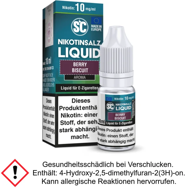 Liquid Berry Biscuit 10 mg/ml Nikotinsalz - SC