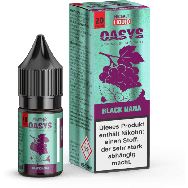 Liquid Black Nana 20 mg/ml Revoltage OASYS Hybrid Nikotinsalz