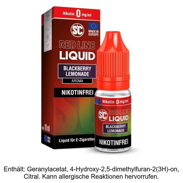 Liquid Blackberry Lemonade 0 mg/ml SC Red Line Nikotinfrei