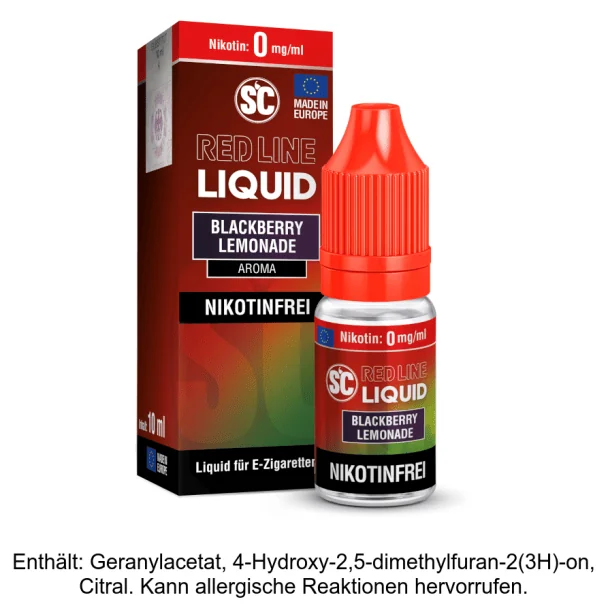 Liquid Blackberry Lemonade 0 mg/ml SC Red Line Nikotinfrei
