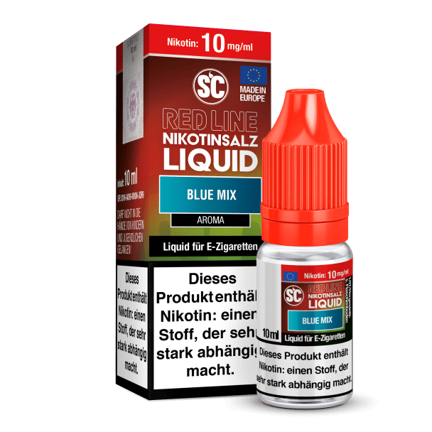 Liquid Blue Mix 10 mg/ml SC Red Line Nikotinsalz