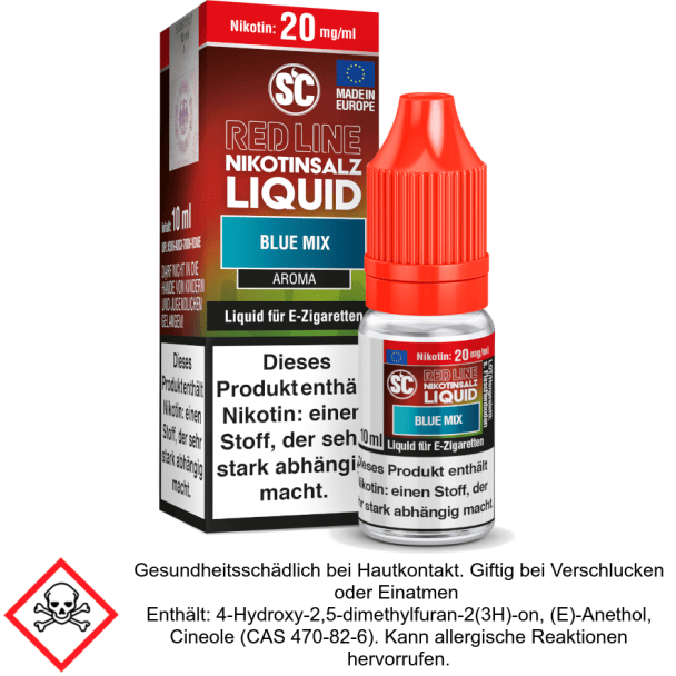 Liquid Blue Mix 20 mg/ml SC Red Line Nikotinsalz