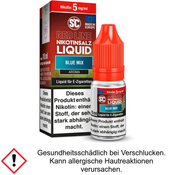 Liquid Blue Mix 5 mg/ml SC Red Line Nikotinsalz