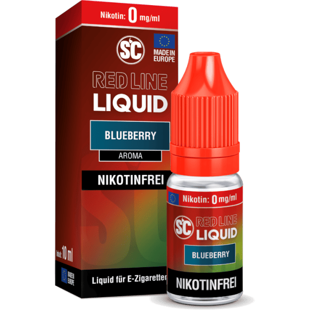 Liquid Blueberry 0 mg/ml SC Red Line Nikotinfrei