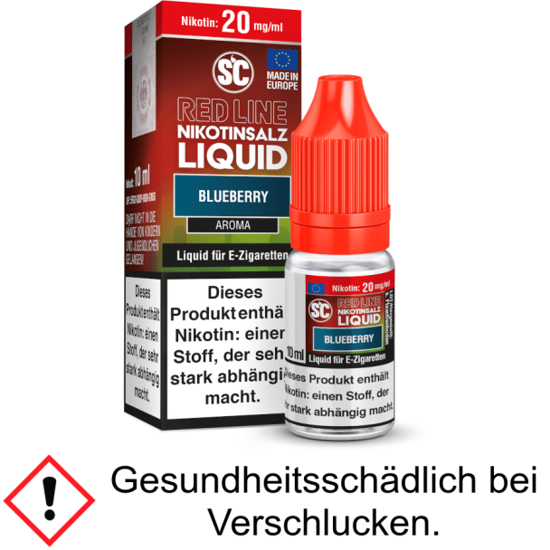 Liquid Blueberry 10 mg/ml SC Red Line Nikotinsalz