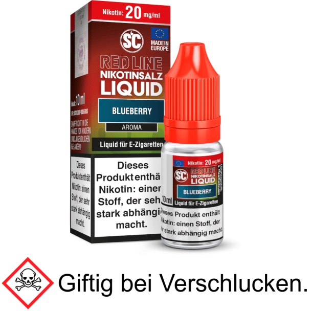 Liquid Blueberry 20 mg/ml SC Red Line Nikotinsalz