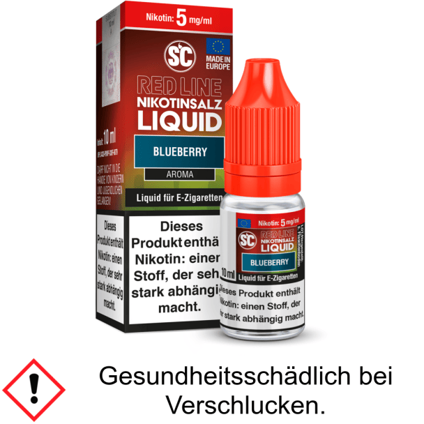 Liquid Blueberry 5 mg/ml SC Red Line Nikotinsalz
