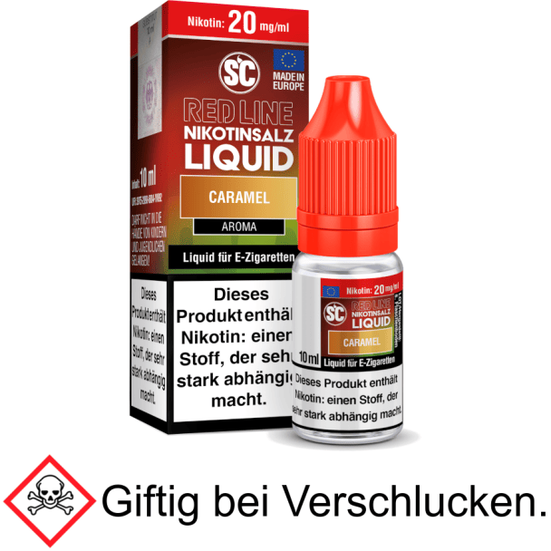 Liquid Cappuccino 20 mg/ml SC Red Line Nikotinsalz
