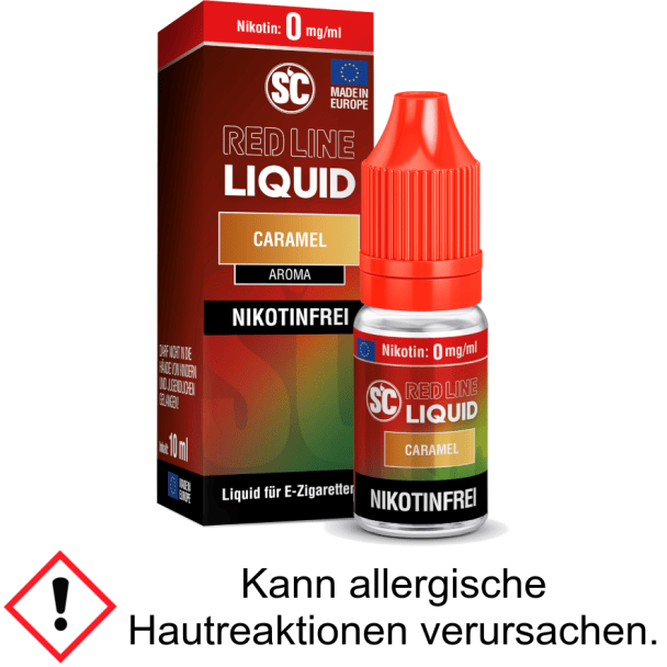 Liquid Caramel 0 mg/ml SC Red Line Nikotinfrei