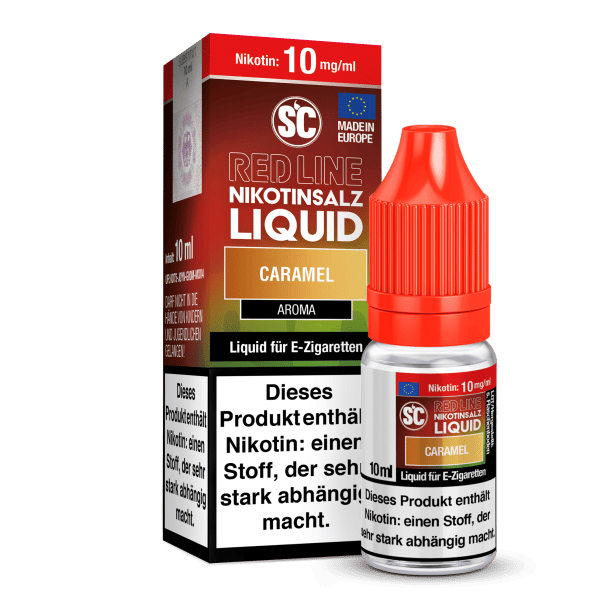Liquid Caramel 10 mg/ml SC Red Line Nikotinsalz