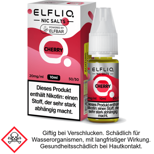 Liquid Cherry 20 mg/ml - Elfliq Nikotinsalz
