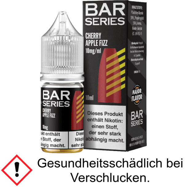 Liquid Cherry Apple Fizz 10 mg/ml Nikotinsalz - Bar Series