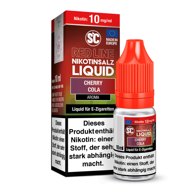 Liquid Cherry Cola 10 mg/ml SC Red Line Nikotinsalz