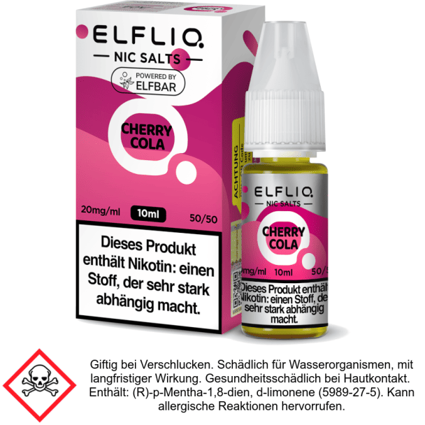 Liquid Cherry Cola 20 mg/ml - Elfliq Nikotinsalz