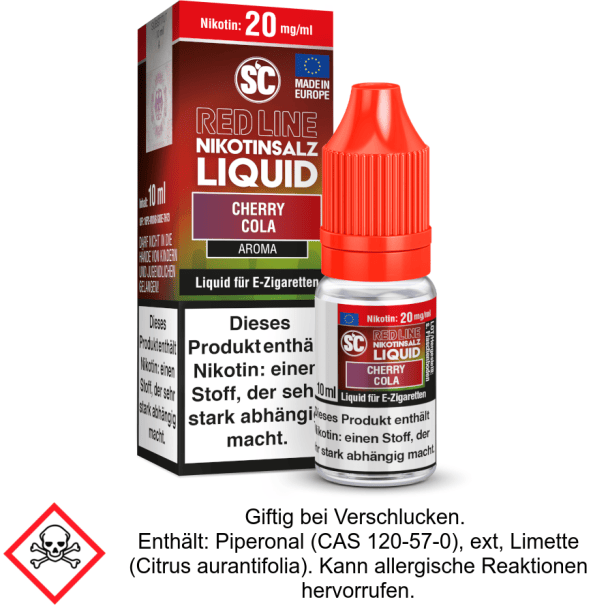 Liquid Cherry Cola 20 mg/ml SC Red Line Nikotinsalz