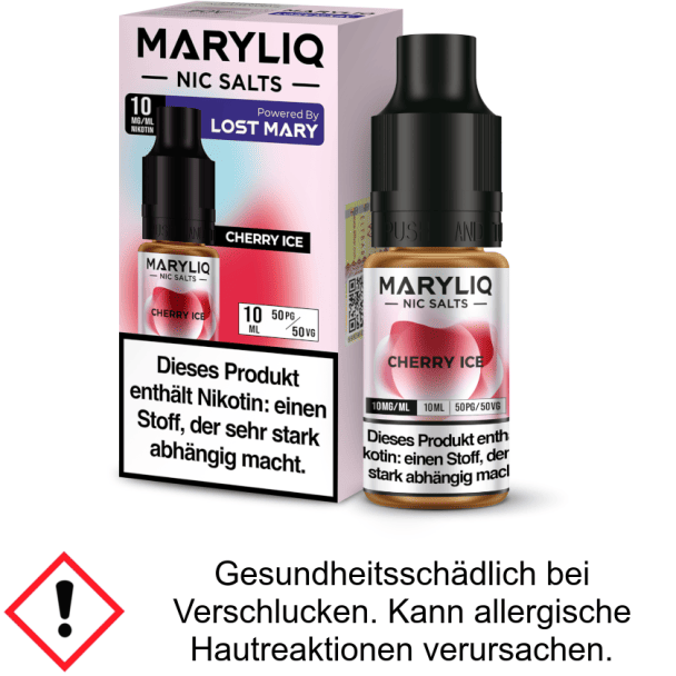 Liquid Cherry Ice 10 mg/ml Nikotinsalz - MARYLIQ