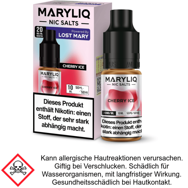 Liquid Cherry Ice 20 mg/ml Nikotinsalz - MARYLIQ