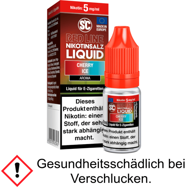 Liquid Cherry Ice 5 mg/ml SC Red Line Nikotinsalz
