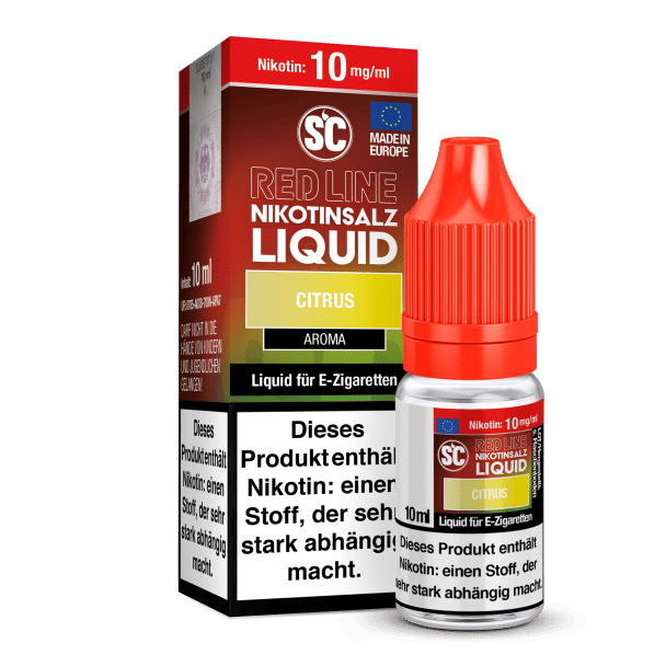 Liquid Citrus 10 mg/ml SC Red Line Nikotinsalz