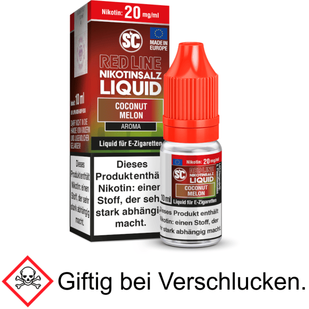Liquid Coconut Melon 20 mg/ml SC Red Line Nikotinsalz