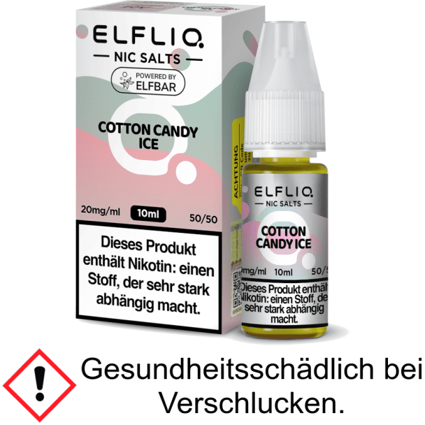 Liquid Cotton Candy Ice 10 mg/ml - Elfliq Nikotinsalz