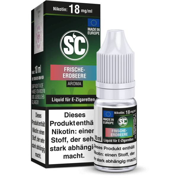 Liquid Frische Erdbeere 12 mg/ml Nikotin - SC