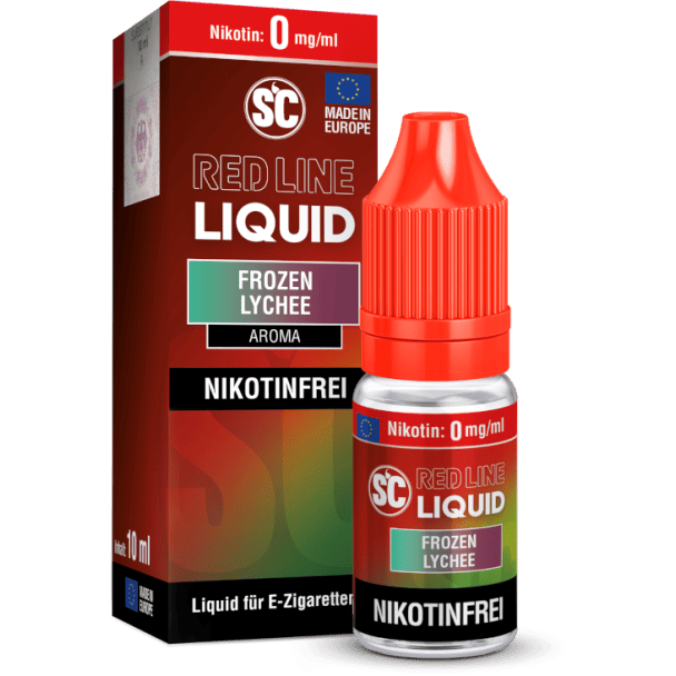 Liquid Frozen Lychee 0 mg/ml SC Red Line Nikotinfrei